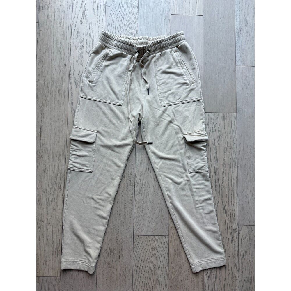 Banana Republic Cargo Pants Women’s Soft Stretch Cream Rayon Spandex 24"